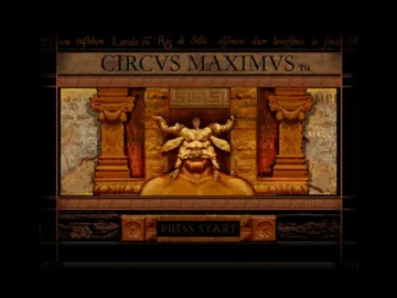 Circus Maximus Chariot Wars (USA) screen shot title